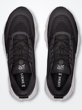 Loewe Black and White Men’s Running-Inspired Sneakers